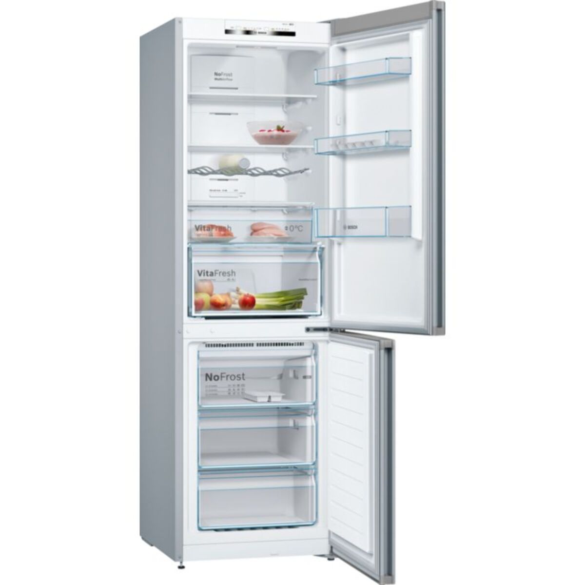 Réfrigérateur combiné BOSCH KGN36VLED Série 4 VitaFresh