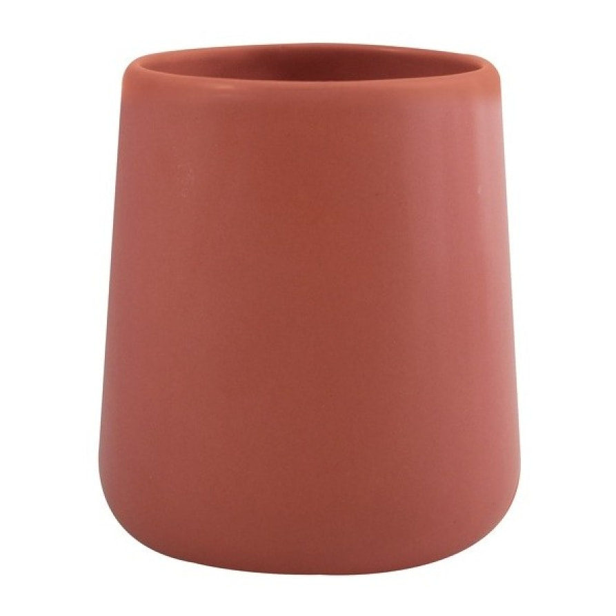 Lot de 3 accessoires de salle de bain en céramique MAONIE Terracotta mat MSV