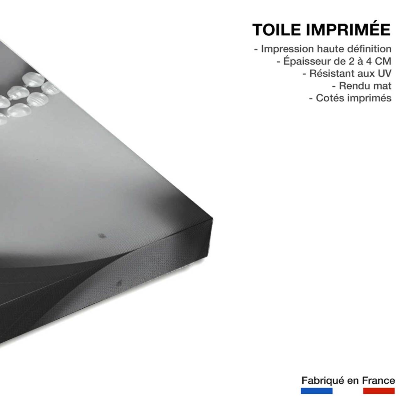 Tableau contemporain la femme au chapeau  Toile imprimée