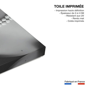 Tableau contemporain la femme au chapeau  Toile imprimée