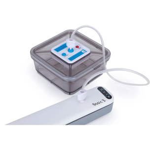 Envasadora al vacío JATA EV109 para bolsas y rollos. Capacidad de la bomba: 4,5 l/min