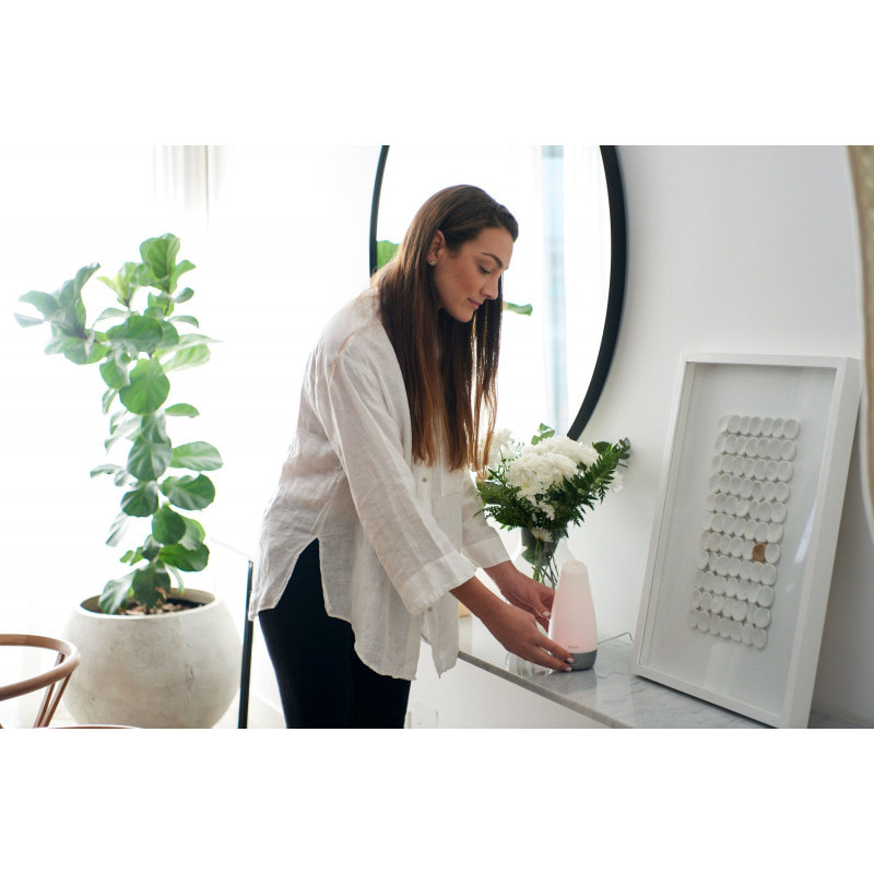 Diffuseur d'arômes avec lumière LED colorée