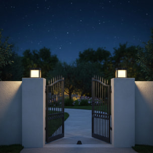 Borne solaire poteau sensor PILARO H15CM