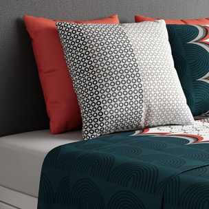 Parure de drap 3pcs avec drap housse bonnet:25cm 100%coton 57fils antan