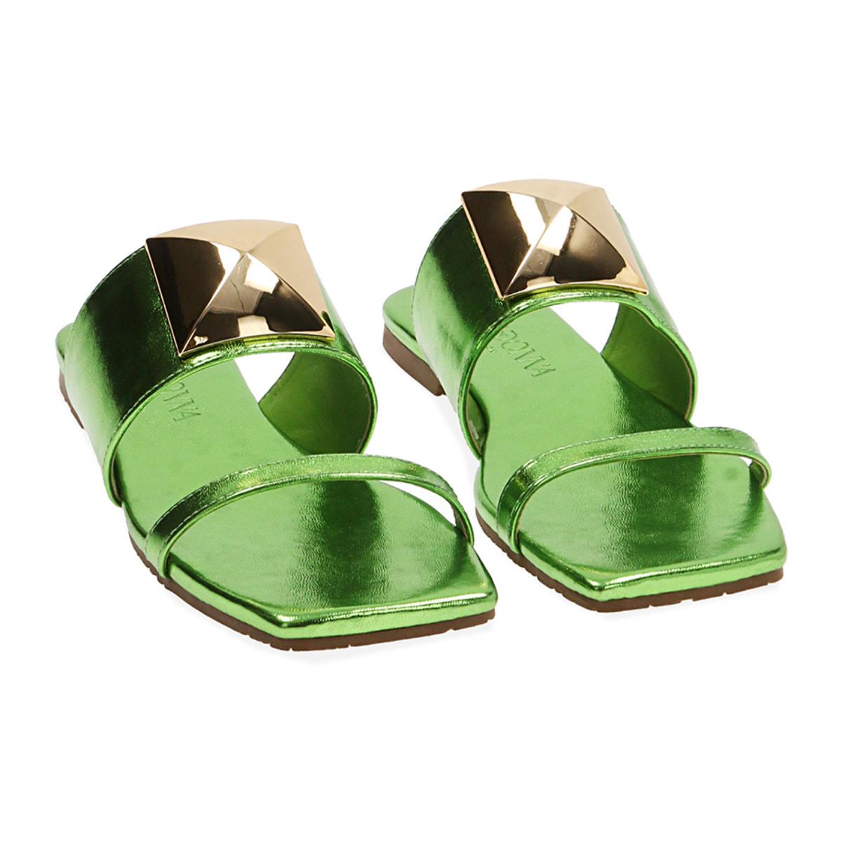 Chanclas laminadas verdes