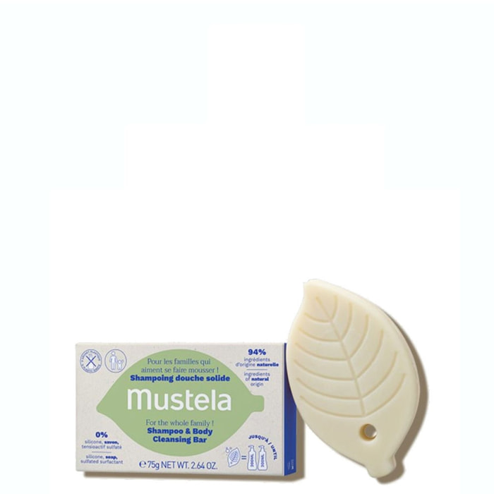 Shampooing Douche Solide - Huile d'Avocat et Olive Bio 75g