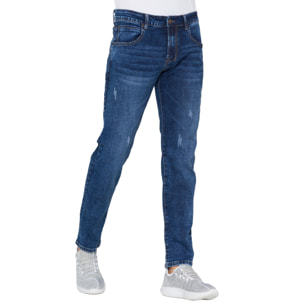 Pantalone Hot Buttered Waimea denim 5 tasche Blu