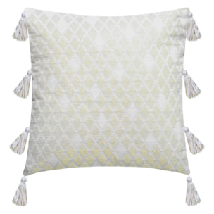 Housse de coussin "Shine" - coton - blanc - 40x40 cm