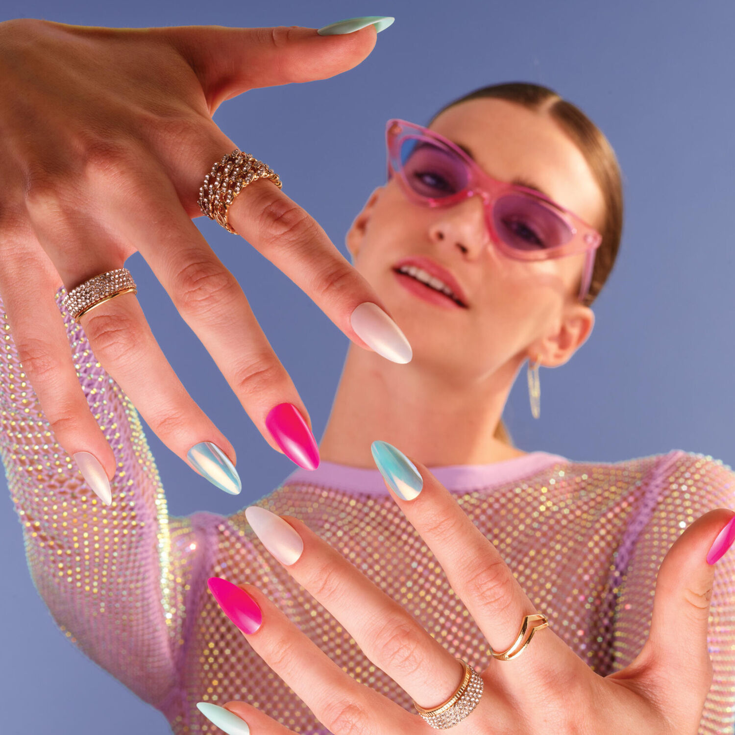 Salon Effects Perfect Press-On - Faux Ongles Press-On