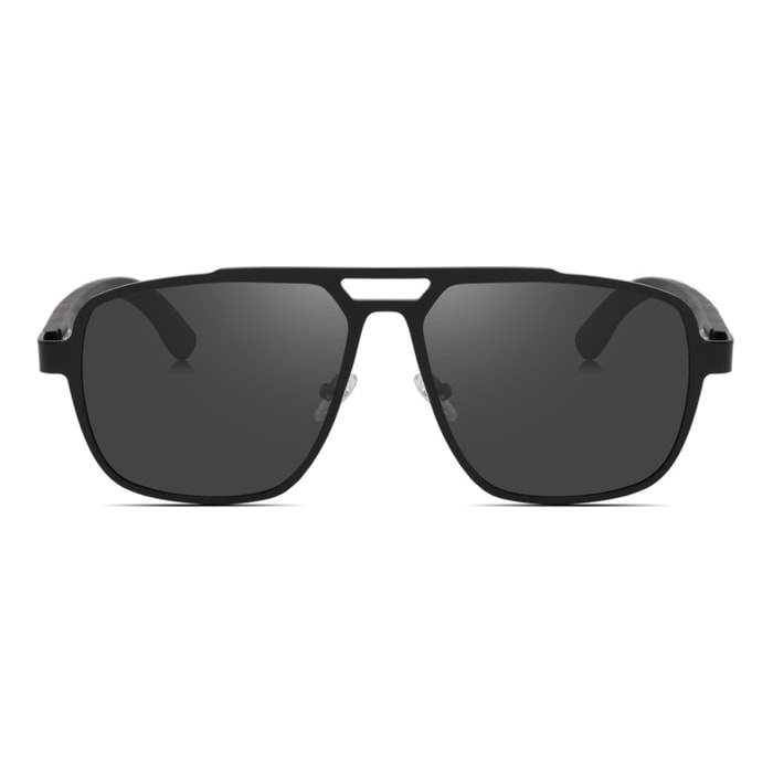 Gafas de Sol Feler 1517-11 Polarizadas de Madera Unisex 55 mm