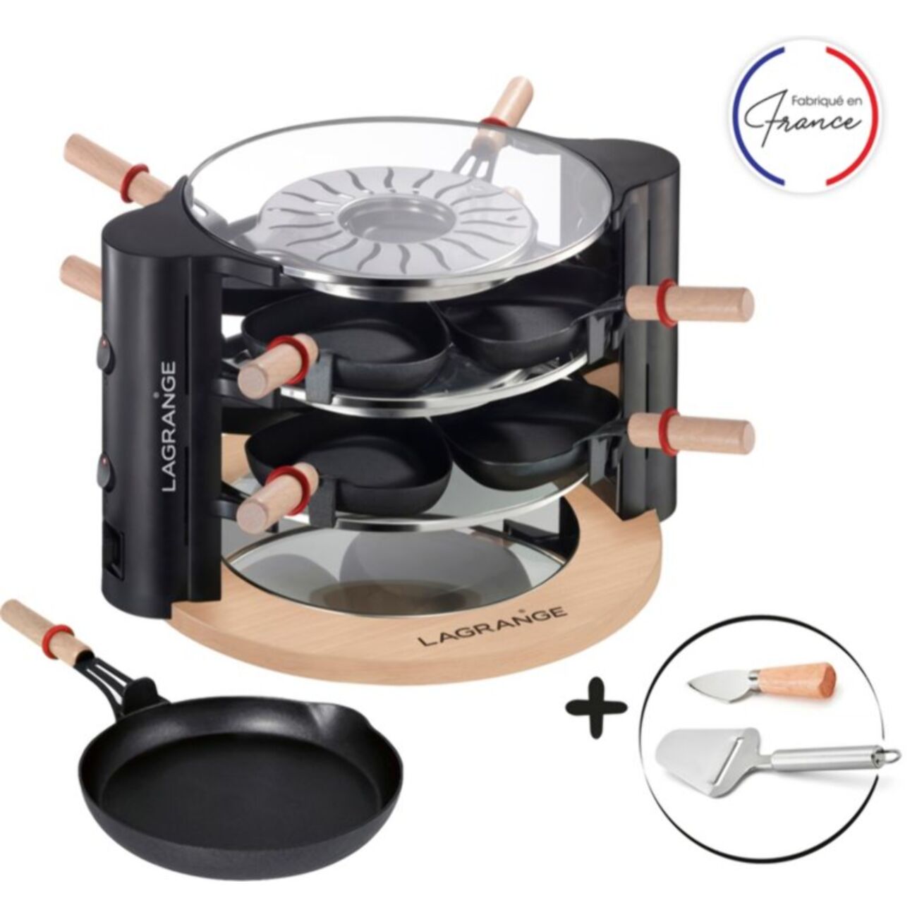 Raclette LAGRANGE evolution + accessoires à fromage