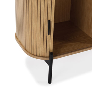 Mueble Tv Mónaco 2 puertas efecto Roble