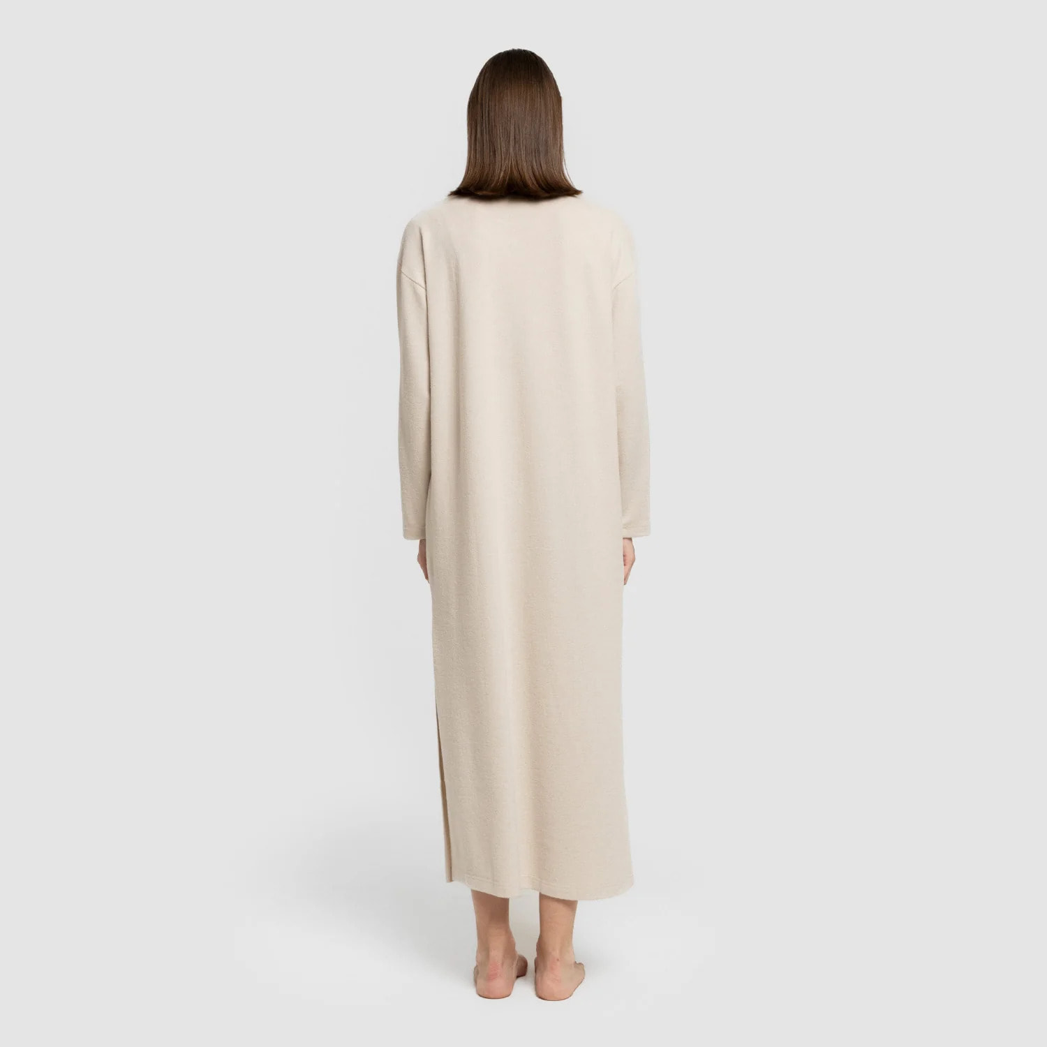 Vestido midi manga larga new punto extra suave