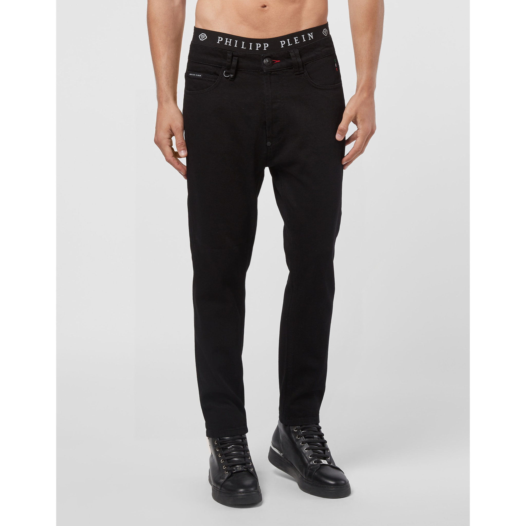 PHILIPP PLEIN Vaqueros Carrot Fit ICONIC PLEIN