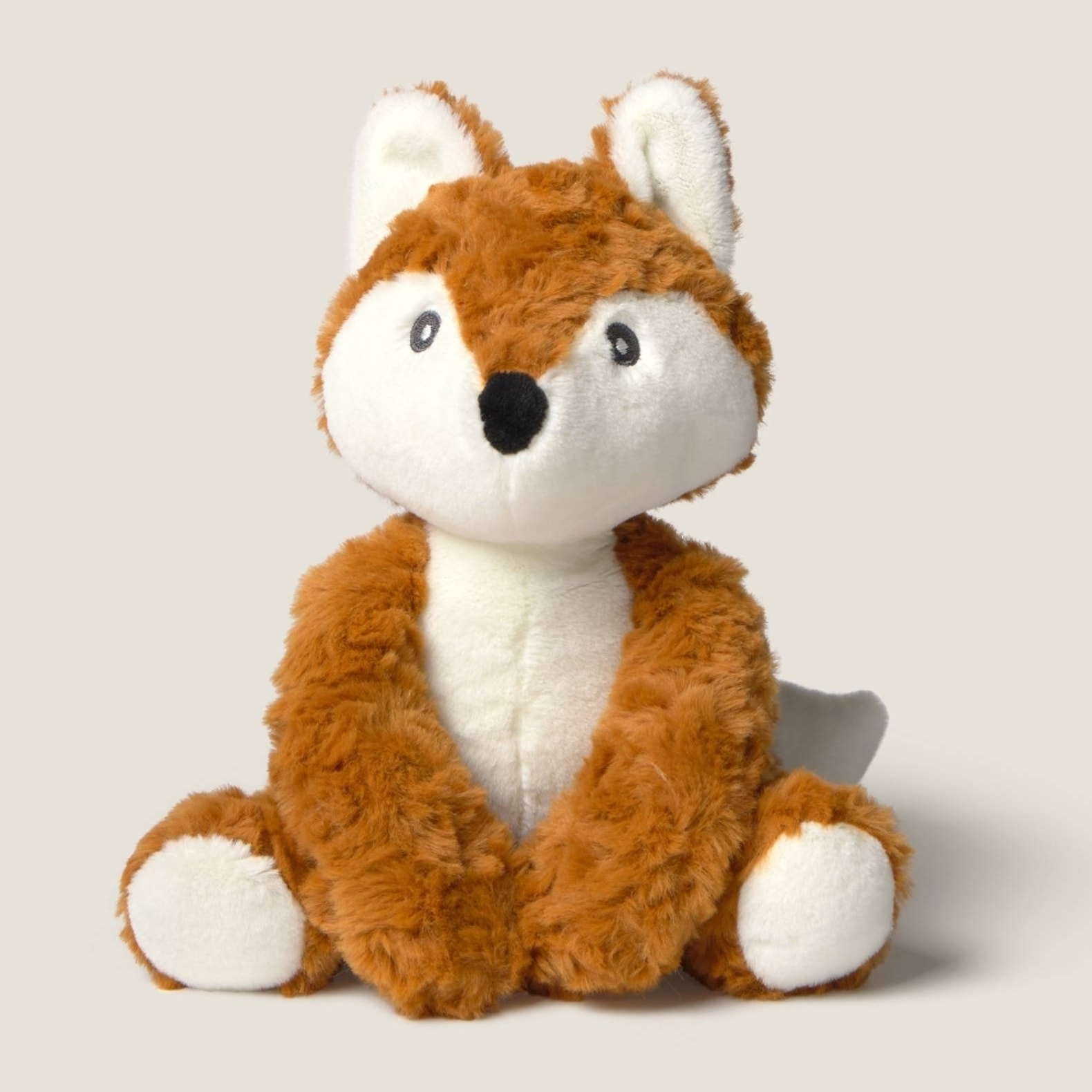 Peluche zorrito Leilo color teja Poliéster