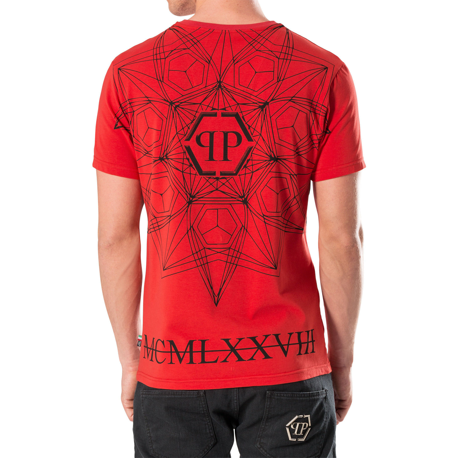 PHILIPP PLEIN T-shirt Round Neck SS "Dramatic"