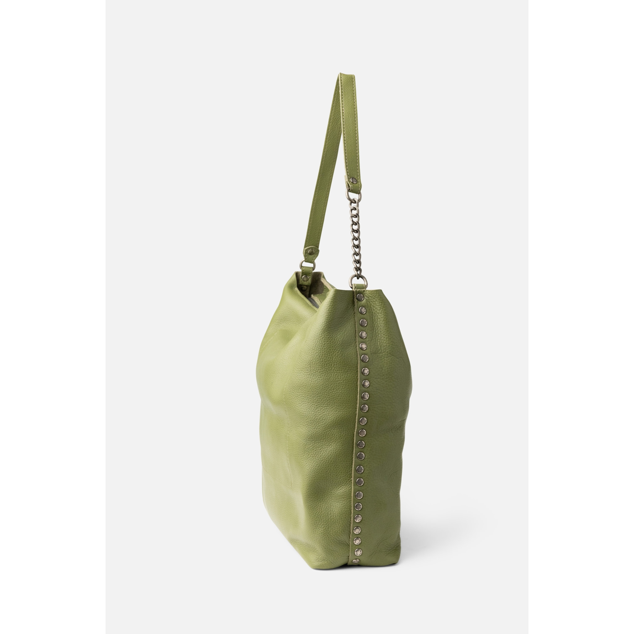 Bolso de hombro BIBA New Orange de piel