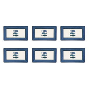 Set de 6 assiettes plates Excelsa – Ocean, Céramique Multicolore