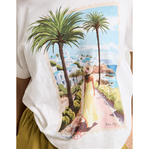 Camiseta Manga Corta Blanco - Londry