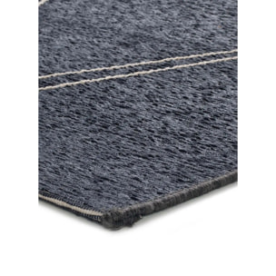 VELVET Alfombra de exterior floral gris, varias medidas disponibles.