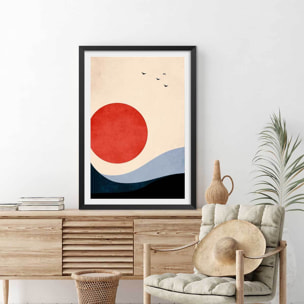 Affiche ""Memoire de vagues"" Affiche seule