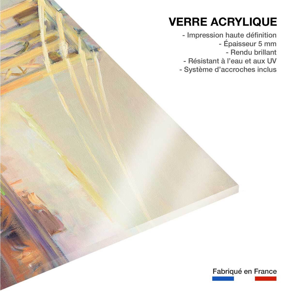 Tableau new york reflet de manhattan  Tableau plexiglas