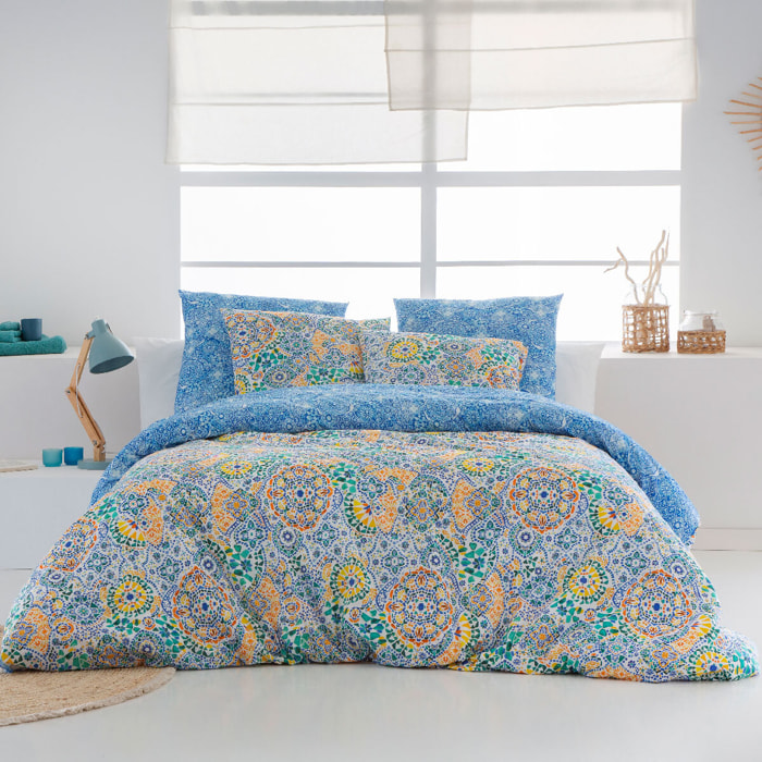 Housse de couette réversible en coton ENNA - vendue seule - plusieurs tailles disponibles