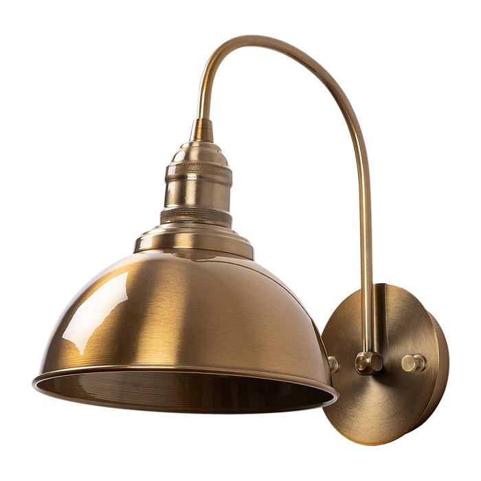 Aplique de pared, metal , vintage, 27x27x36, casquillo E27 Max 15 W