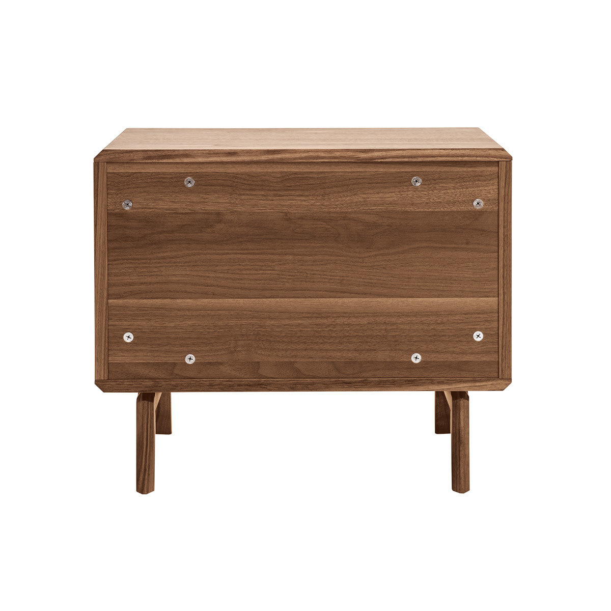 Table de chevet bois foncé noyer L60 cm SUVA