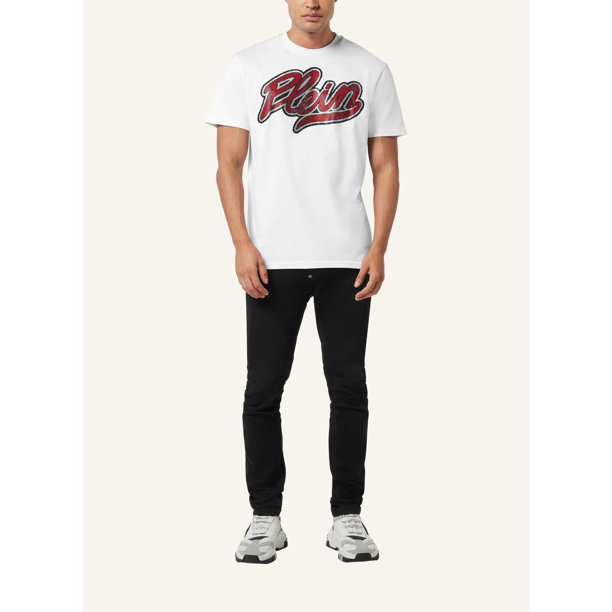 PHILIPP PLEIN Maglietta girocollo Ss SIGNATURE