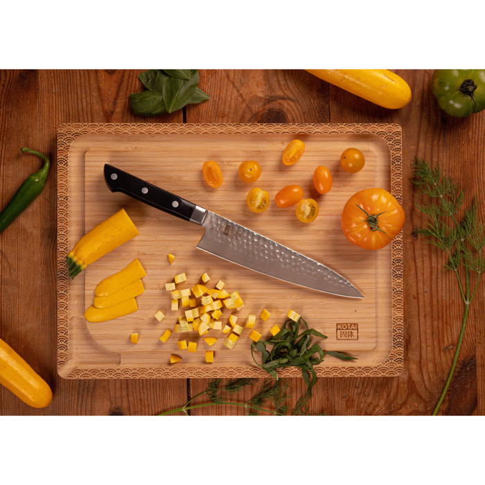 Cuchillo de cocinero Gyuto 200 cm - Colección Hashi Tsuchime