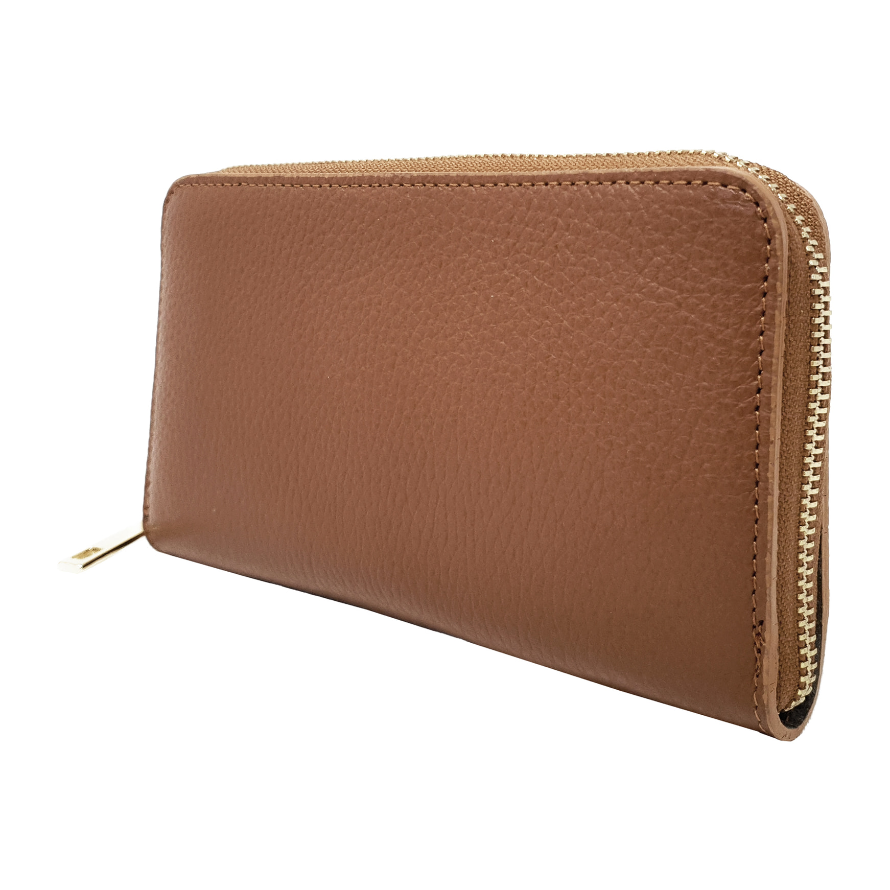 Chicca Borse Portafogli Lungo Donna in Pelle Cuoio