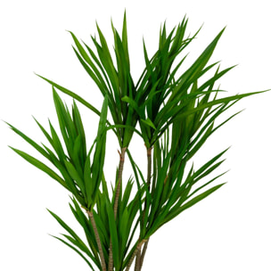 Pianta artificiale Vacchetti in plastica dracena marginata cm h130