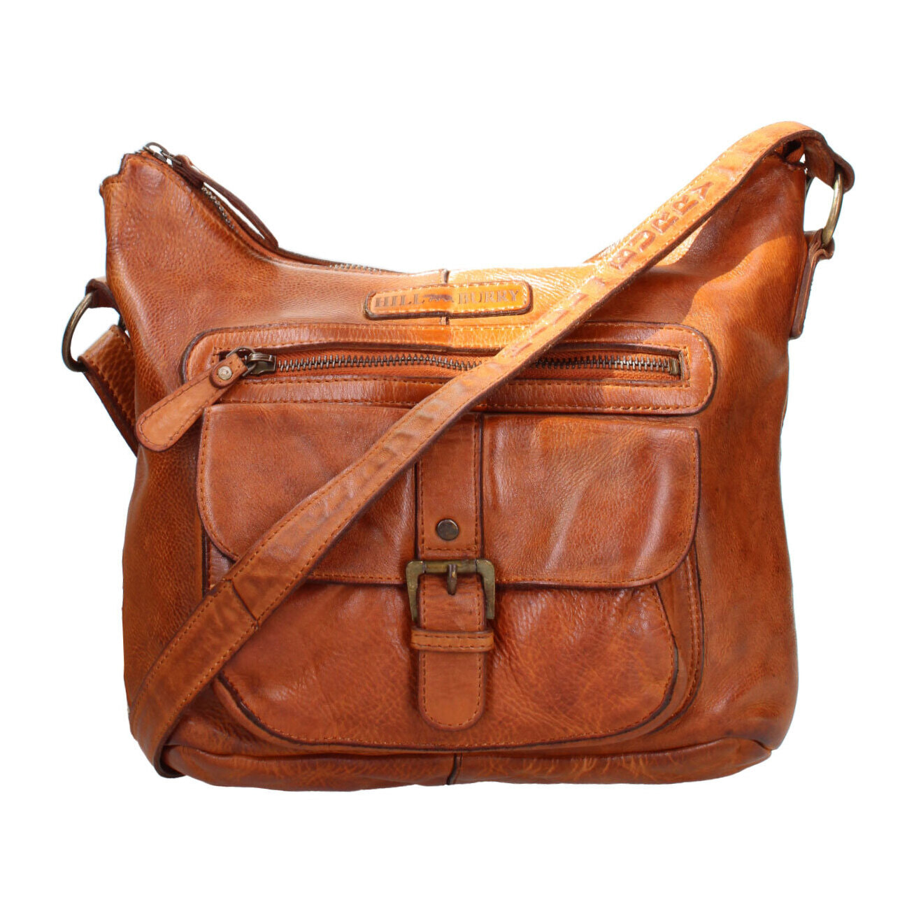 Borsa a tracolla  da uomo In Vera pelle Made in Italy 31x23x12 cm