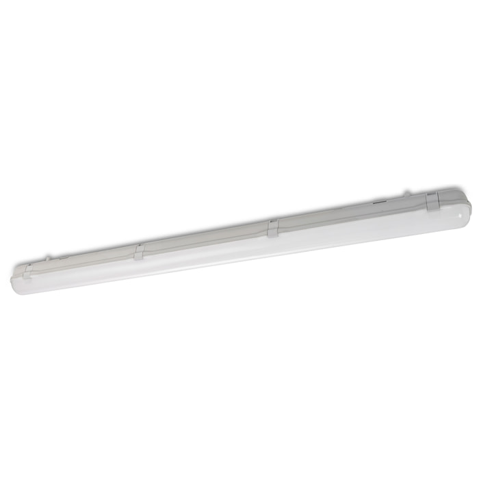 LEDS C4 Plafon Ip65 Solid 1260Mm Led 17,5W 4000K Gris 1835Lm
