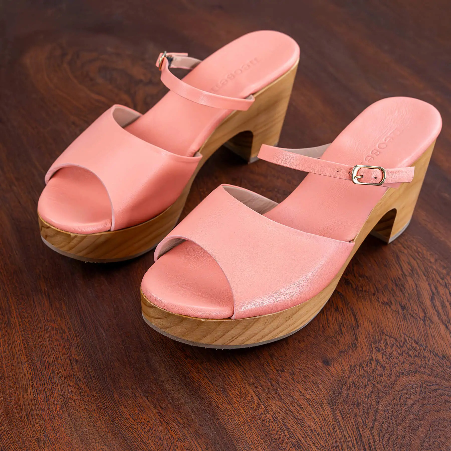 Sandalias con tacón S3273 NAPPA CREAM/ ST.LAURENT SANDAL color Cream