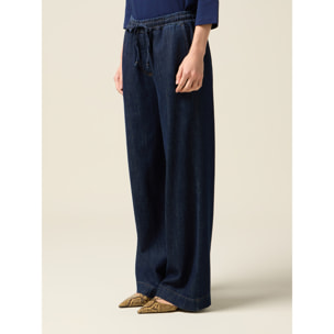 Oltre - Jeans joggers - Blu