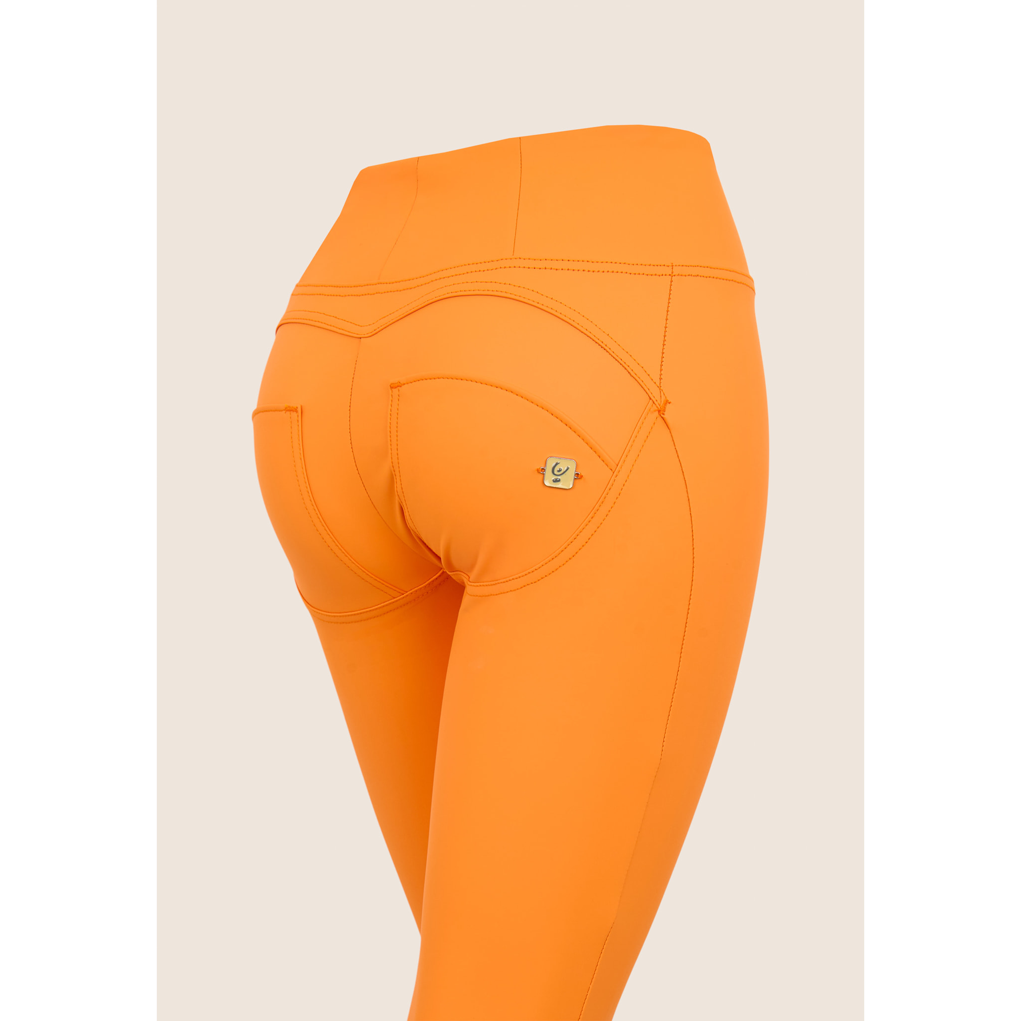 Pantaloni push up WR.UP® vita alta superskinny similpelle