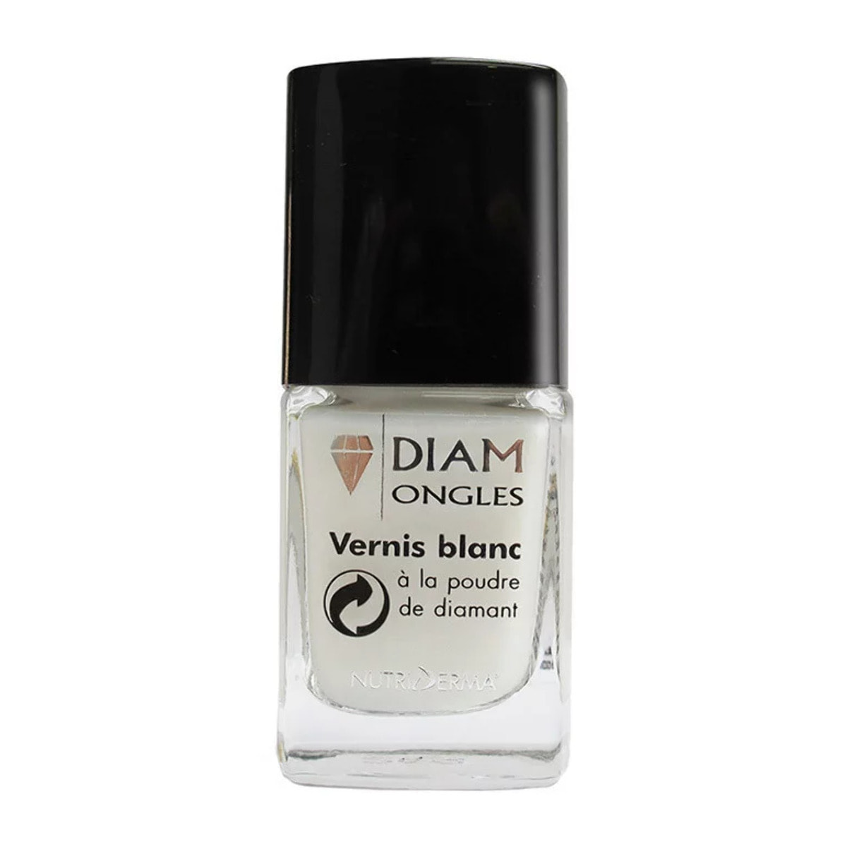 NUTRIEXPERT - Vernis Diam'Ongles - Ultra durcisseur - Brillance extrême & très longue tenue - Véritable poudre de diamant - Blanc transparent - 11ml