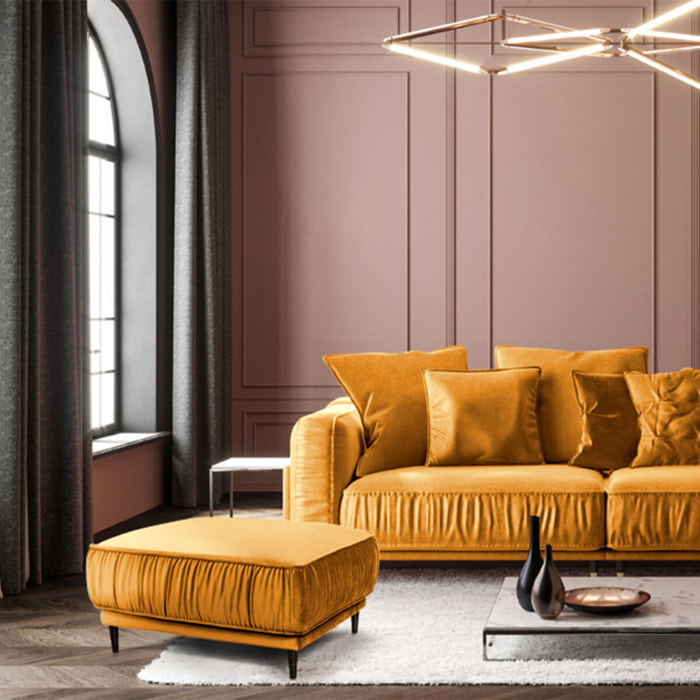 Pouf taille S Fiorenzo Velours