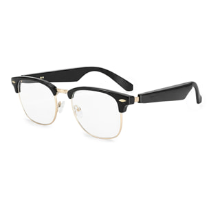 Gafas inteligentes A03-316C2, lentes fotocromáticas, control de llamada bluetooth, asistente de voz, traducción AI.