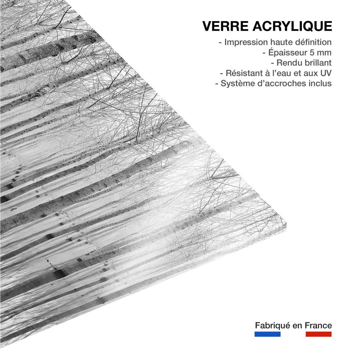 Tableau nature automnale pieds dans l'eau Tableau plexiglas