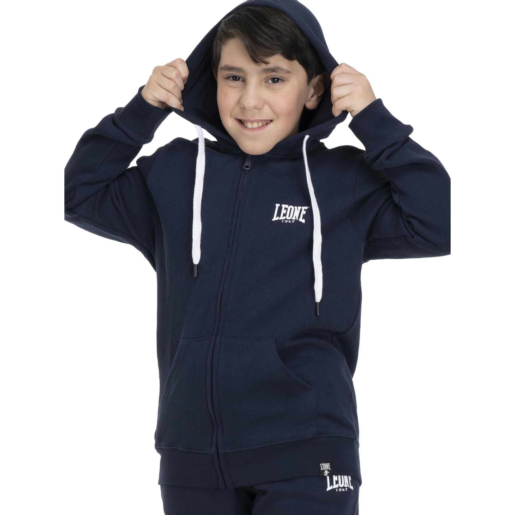 Tuta da bambino con cappuccio e full zip Basic