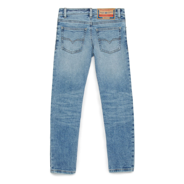 Jeans - modello dritto - blu denim