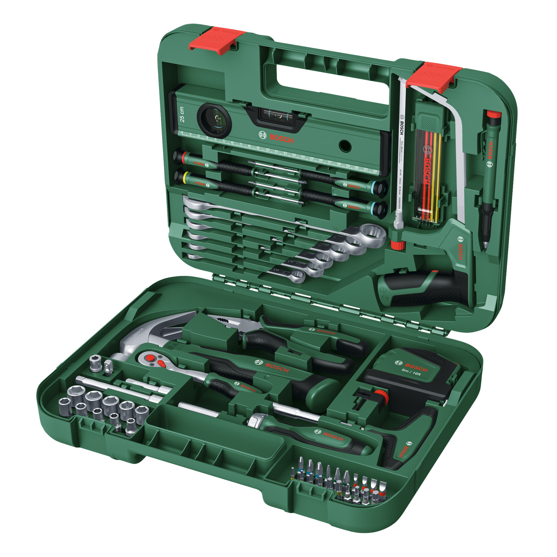 Set d'outils à main Advanced 64 pièces - BOSCH - 1600A02ZB3