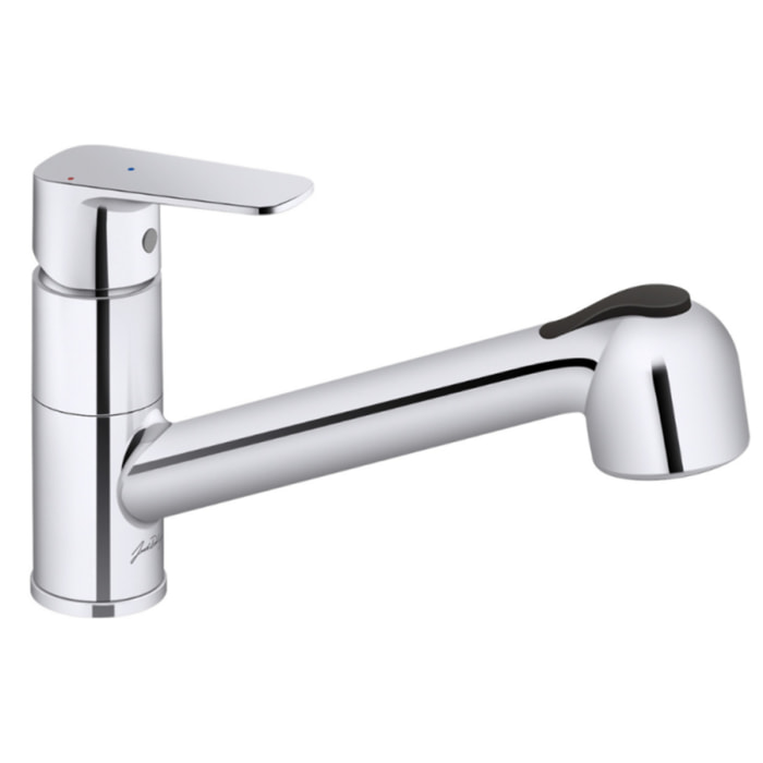 Robinet cuisine avec douchette extractible July+ chromé