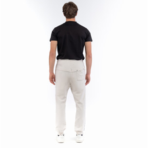 BIKKEMBERGS pantalone uomo white sand