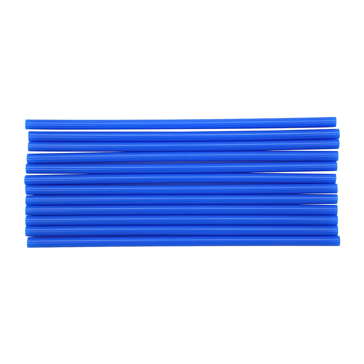 Lot de 12 pailles bleu en plastique 23 cm Fackelmann Bar Concept