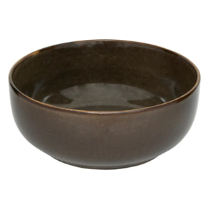 Saladier Terre inconnue marron D21,5xp9cm