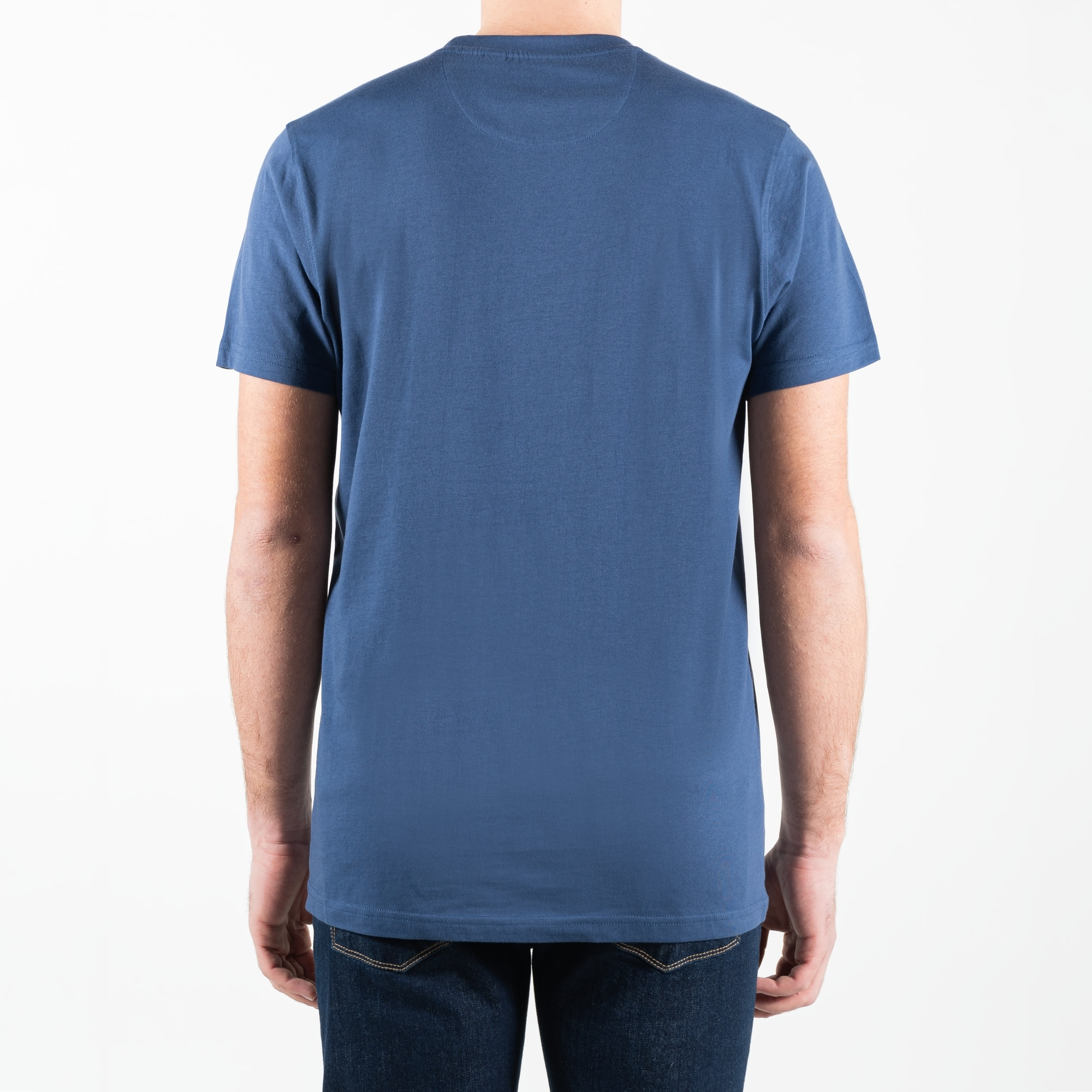 T-shirt badge con stampa centrale